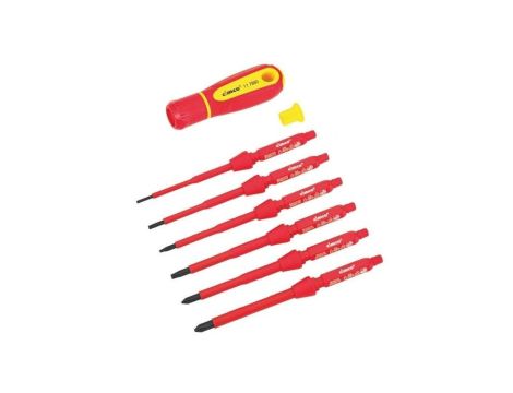 Wkrętak Śrubokręt Izolowany 1000V VDE 2,5-5,5 mm PH 1 - PH 2 Zestaw 8 szt.