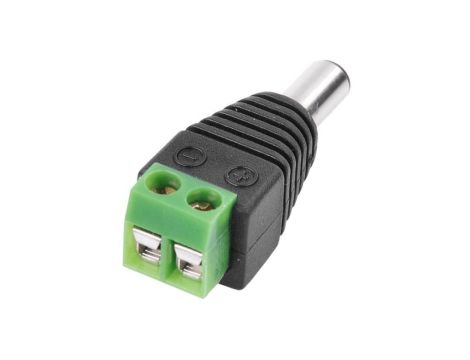 Wtyk zasilający DC 2,1/5,5 mm z szybkozłączem na kabel prądu stałego 10szt