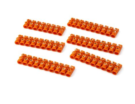 Listwa zaciskowa 12-torowa 25mm2 81A 750V pomarańczowa SIMET