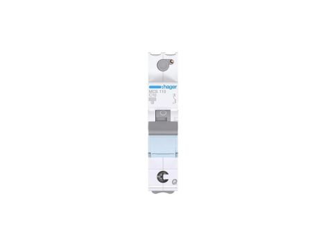 Wyłącznik nadprądowy S bezpiecznik 1-fazowy C10 (C 10A) 1-biegunowy 1P (230/400V AC) 1-modułowy Hager Quick Connect