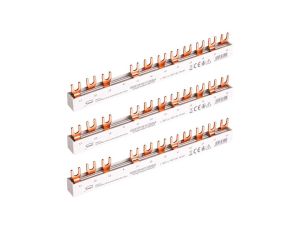 Szyna łączeniowa widełkowa 3-fazowa + N 16mm2 80A na 12 modułów SIMET