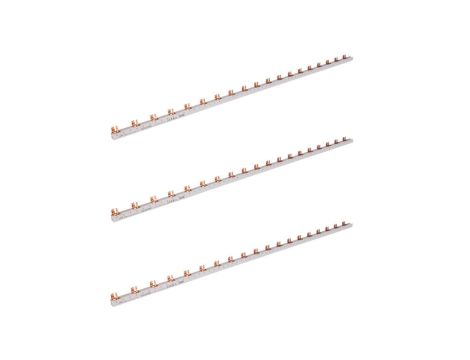 Szyna łączeniowa trzpieniowa 3-fazowa 16mm2 80A na 57 modułów SIMET