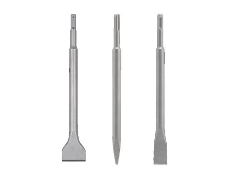 Zestaw 3 dłut SDS-Plus w futerale, wolfcraft - 2