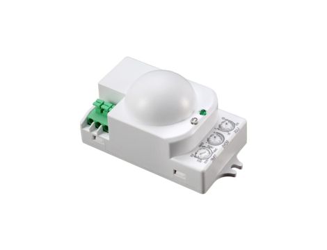 Czujnik ruchu mikrofalowy radarowy, detektor natynkowy 1200W 230V 360st. o zasięgu działania 1-8m biały ORNO