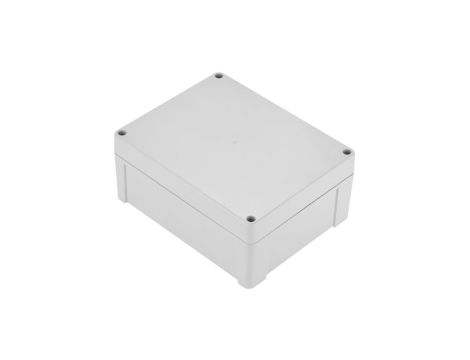 Obudowa hermetyczna ZP240.190.105 jasna z uszczelką zalewaną i tulejkami mosiężnymi PC - ZP240.190.105SJ-IP67 TM PC