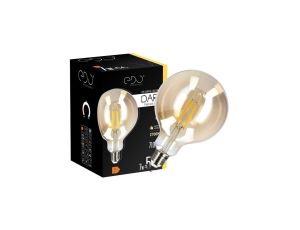 Żarówka dekoracyjna DARI LED E27 G125 7W710lm 2700K GOLD Filament