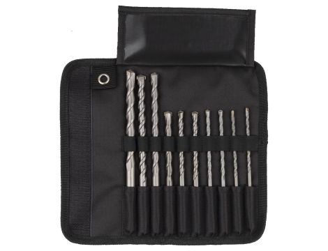Zestaw wierteł do betonu SDS-Plus 10 sztuk, wolfcraft