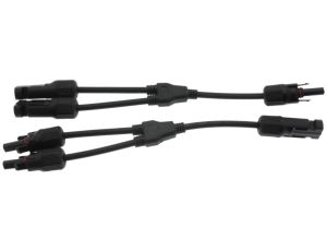 Złącze fotowoltaiczne MC4 typ Y podwójne 2,5-4mm2 6mm2 IP67 1000V DC