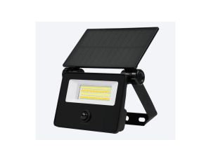 Naświetlacz reflektor halogen solarny solar FLOWLITE 3000K 4000K 6500K 10W 1100lm czujnik pilot IP65 czarny 3 lata gwar.