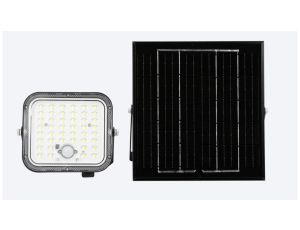 Naświetlacz reflektor halogen solarny solar LUNIR 4000K 50W 6W5V 1400lm IP65 czarna PRIME 5 lat gwar.
