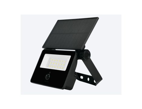 Naświetlacz reflektor halogen solarny solar FLOWLITE 4000K 3W 300lm PIR IP65 czarny 3 lata gwar.