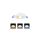 Oprawa podtynkowa downlight LED, 5W, 450lm, 3CCT, IP20, okrągła, biała, NORA PRO HOROZ