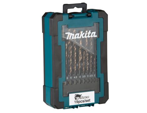 MAKITA ZESTAW WIERTEŁ DO METALU HSS M-FORCE 19szt. - 2
