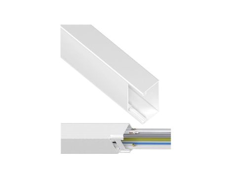 Kanał Kablowy Korytko Listwa Podparapetowa Elektroinstalacyjna 40x90mm 2m