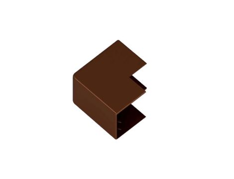 Narożnik zewnętrzny do kanału kablowego 40x40mm Drewno Ciemne 1 szt. AKS