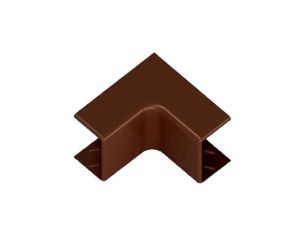 Narożnik wewnętrzny do kanałów kablowych 15x25mm Drewno Ciemne 1 szt. AKS