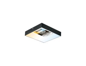 Plafon LED 18W, 1660lm, 3CCT, IP20, kwadratowy, czarny, CATALINA/S HOROZ