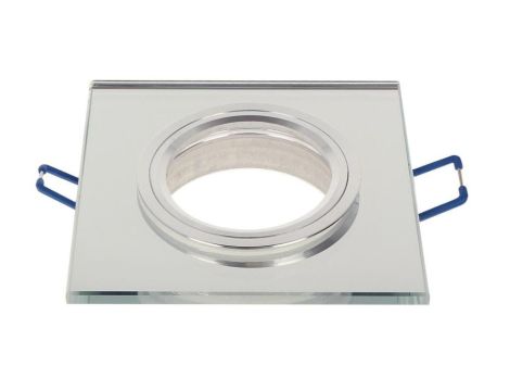 Oprawka szklana oczko kwadrat srebrna 90x15x5mm SLIM SMIRO 5 lat gwar.