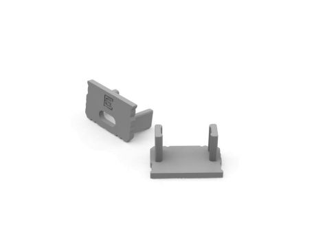 Zaślepka do profilu aluminiowego 10mm nawierzchniowego srebrna 20szt