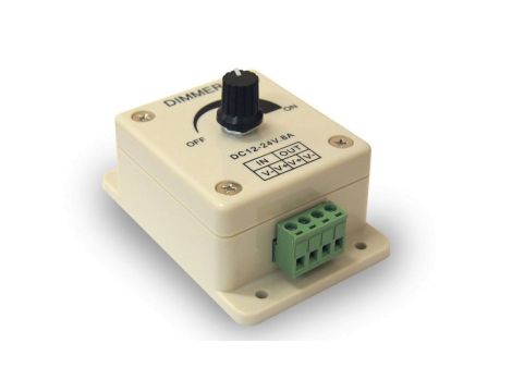 Ściemniacz LED manualny 1 kanał 12V/24V 8A