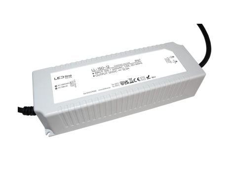 Zasilacz do taśm LED 150-12 wodoszczelny IP67 12V 150W 5 lat gwar.