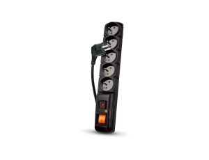 LISTWA ZASILAJĄCA ACAR F5 PRO 5M 5X 230V PL CZARNA