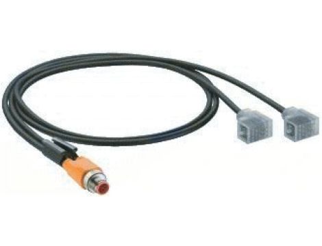 Kabel konfekcjonowany sensor/aktuator obustronny M12 męski prosty 4-pin 2xDIN typ C z kablem 0,6m ASB 2-VCD 1A-1-3-15/0,6 M