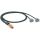 Kabel konfekcjonowany sensor/aktuator obustronny M12 męski prosty 4-pin 2xDIN typ C z kablem 0,6m ASB 2-VCD 1A-1-3-15/0,6 M