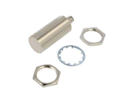Czujnik indukcyjny, PNP/NO+NC, zabudowany, 0,1A, 10...30VDC, M12 męski, M30, 0...15mm, IP67 E2E-X15B3DL30-M1