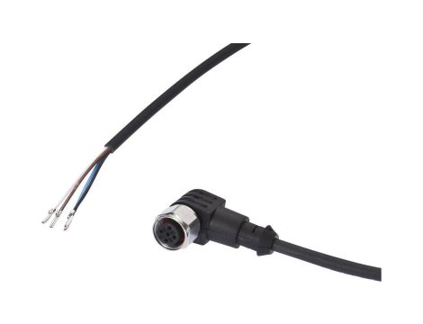 Kabel połączeniowy 25 m gniazdo M12 4-stykowe kątowe wolny koniec kabla 4x034 mm PUR (poliuretan) IP69K VKBEC626