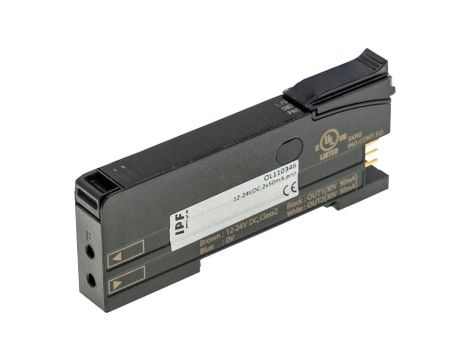 Wzmacniacz światłowodowy 10x32x75mm 12-24V DC 2x PNP NC/NO 4-pinowe złącze wtykowe IP40 tworzywo sztuczne OL110346
