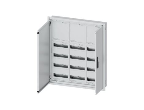 Rozdzielnica podtynkowa ALPHA 160 DIN z miejscem na złączki IP31 RAL 9016 rozstaw 150mm 950800120 mm 216 mod 8GK1081-4KK30