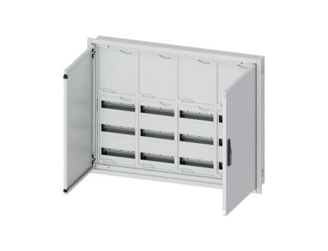 Rozdzielnica podtynkowa ALPHA 160 DIN z miejscem na złączki IP31 RAL 9016 rozstaw 150mm 8001050120 mm 240 mod 8GK1081-3KK40