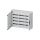 Rozdzielnica podtynkowa ALPHA 160 DIN IP31 RAL 9016 rozstaw 125mm 650800120 mm 144 mod 8GK1051-2KK30