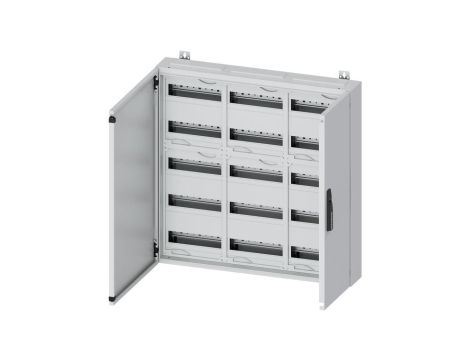Rozdzielnica natynkowa ALPHA 160 DIN IP44 RAL 9016 rozstaw 150mm 800800140 mm 180 mod 8GK1062-3KK31
