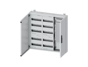 Rozdzielnica natynkowa hybrydowa ALPHA 160 DIN IP44 RAL 9016 rozstaw 125mm 800800140 mm 180 mod 8GK1072-3KK31