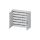 Rozdzielnica podtynkowa ALPHA 160 DIN IP31 RAL 9016 rozstaw 150mm 9501050120 mm 288 mod 8GK1061-4KK40