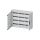 Rozdzielnica podtynkowa ALPHA 160 DIN IP31 RAL 9016 rozstaw 150mm 650800120 mm 144 mod 8GK1061-2KK30