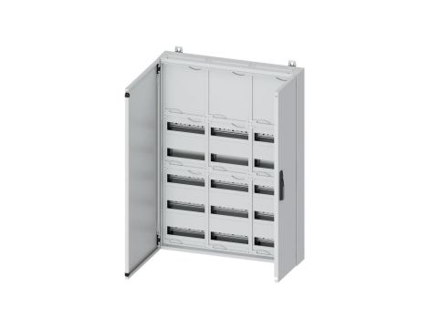 Rozdzielnica natynkowa ALPHA 160 DIN z miejscem na złączki IP44 RAL 9016 rozstaw 150mm 1100800140 mm 252 mod 8GK1082-5KK31