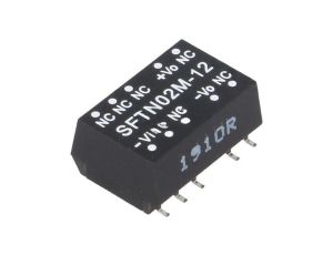 Przetwornica DC/DC, 2W, Uwej: 10,8...13,2 VDC, Uwyj: 12 VDC SFTN02M-12