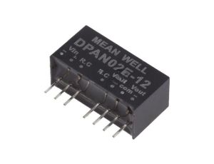 Przetwornica DC/DC, 2W, Uwej: 4,5...9 VDC, Uwyj: 12 VDC DPAN02E-12