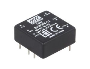 Przetwornica DC/DC, 10W, Uwej: 18...36 VDC, Uwyj: 12 VDC, Iwyj: 833mA SKM10B-12