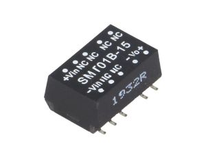 Przetwornica DC/DC, 1W, Uwej: 18...36 VDC, Uwyj: 15 VDC, Iwyj: 6,7...67mA SMT01B-15