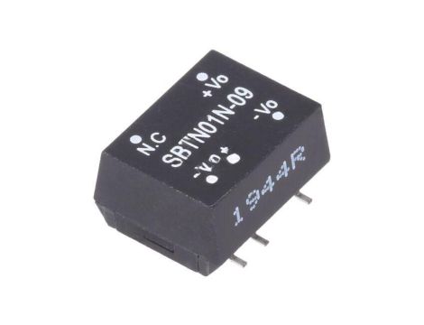 Przetwornica DC/DC, 1W, Uwej: 21,6...26,4 VDC, Uwyj: 9 VDC SBTN01N-09