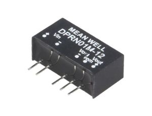 Przetwornica DC/DC, 1W, Uwej: 11,4...13,2 VDC, Uwyj: 12 VDC DPRN01M-12