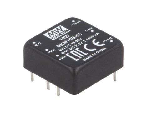 Przetwornica DC/DC, 10W, Uwej: 18...36 VDC, Uwyj: 5 VDC DKM10B-05