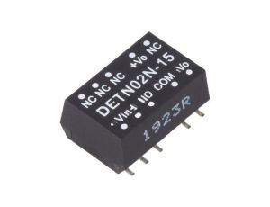 Przetwornica DC/DC, 2W, Uwej: 21,6...26,4 VDC, Uwyj: 15 VDC DETN02N-15