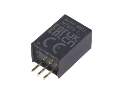 Przetwornica DC/DC, 9W, Uwej: 13…36V DC, Uwyj: 9 VDC, Iwyj: 0...1000mA N7809-1C