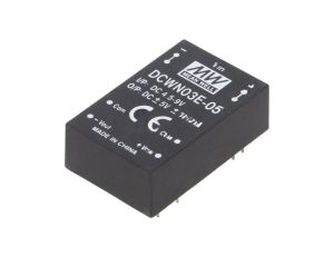 Przetwornica DC/DC, 3W, Uwej: 4,5...9 VDC, Uwyj: 5 VDC DCWN03E-05