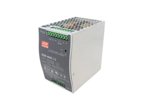 Przetwornica DC/DC, 400,8W, Uwej: 33,6...67,2 VDC, Uwyj: 12 VDC DDR-480C-12
